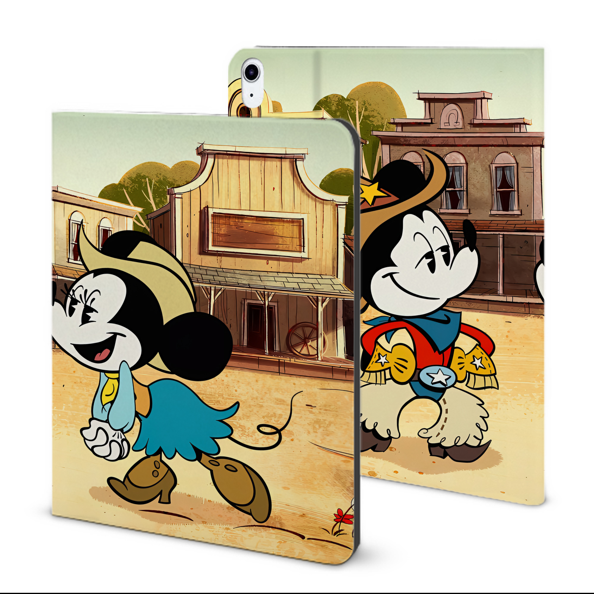 （画像用） ミッキーマウス Mickey Mouse IPad ケース ブック型 PUレザー TPU 耐衝撃 軽量 薄型 ペン収納なし 全面保護 IPad 各モデル対応